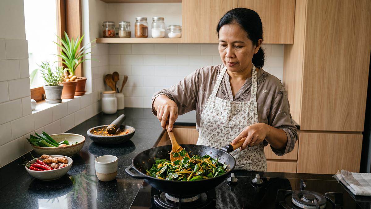 Resep Gecok Daun Singkong Khas Jawa: Gurih, Pedas, dan Menggugah Selera
