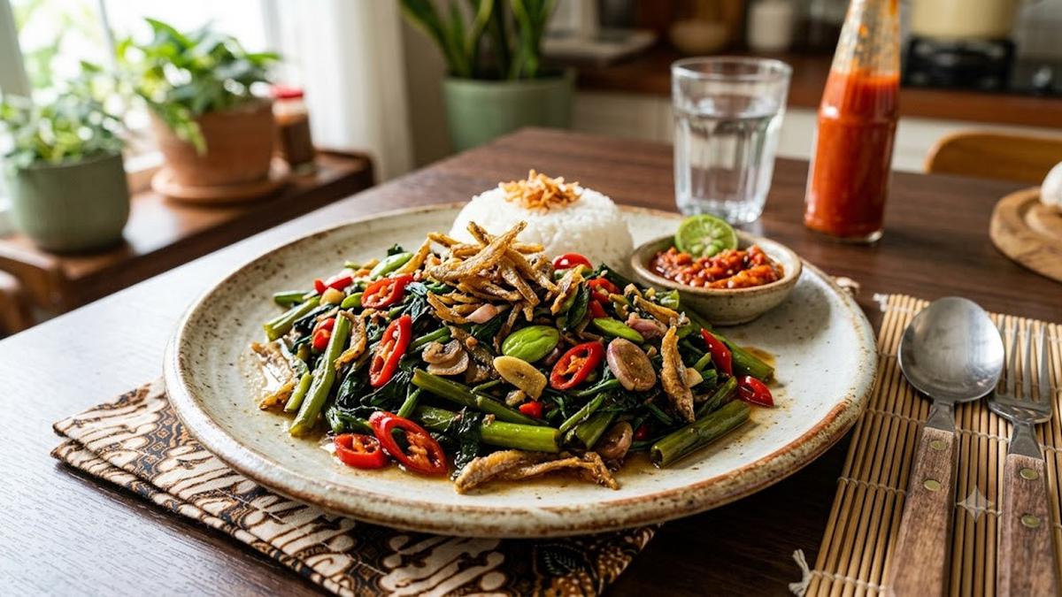 Resep Genjer Teri Pedas, Tumis Sederhana Penuh Rasa